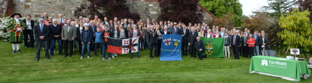 Farnham reaffirms its friendship with twin town of Andernach.