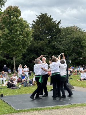 Group of Morris dancers