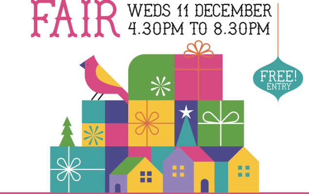 Frensham Heights Christmas Fair event poster